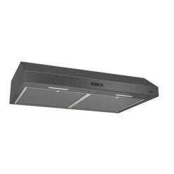 Broan Glacier 30-in Under-Cabinet Range Hood - 300 Max Blower CFM - Black Stainless Steel -Whirlpool Sales Store 331009069 MainImage 001 l