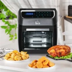 HomCom 8-in-1 1700 W Black Air Fryer -Whirlpool Sales Store 331014275 AlternateImage1 l