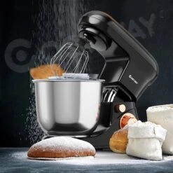 Costway 5-L 6-Speed Black Commercial/Residential Stand Mixer