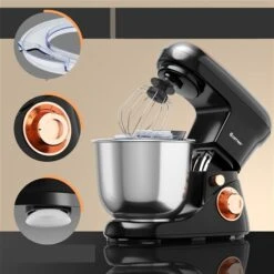 Costway 5-L 6-Speed Black Commercial/Residential Stand Mixer -Whirlpool Sales Store 331026472 AlternateImage4 l
