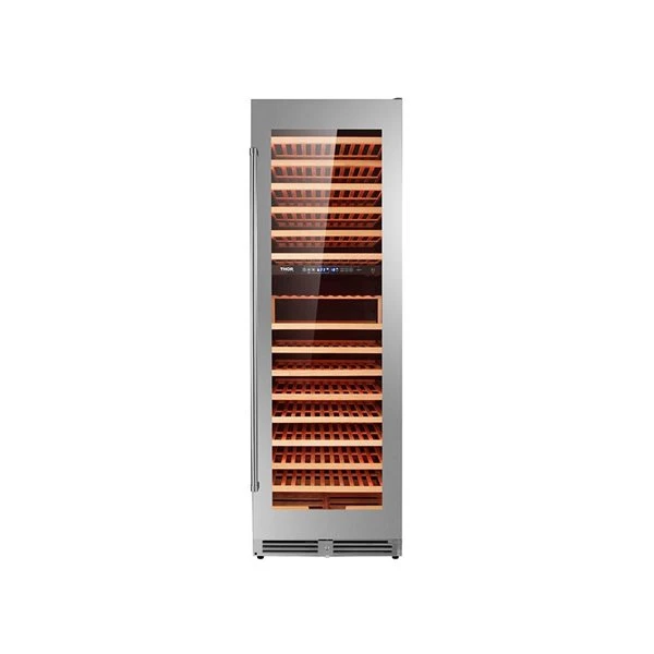 Thor Kitchen 162-Bottle Stainless Steel Dual Zone Wine Cooler 1 Thor Kitchen 162-Bottle Stainless Steel Dual Zone Wine Cooler