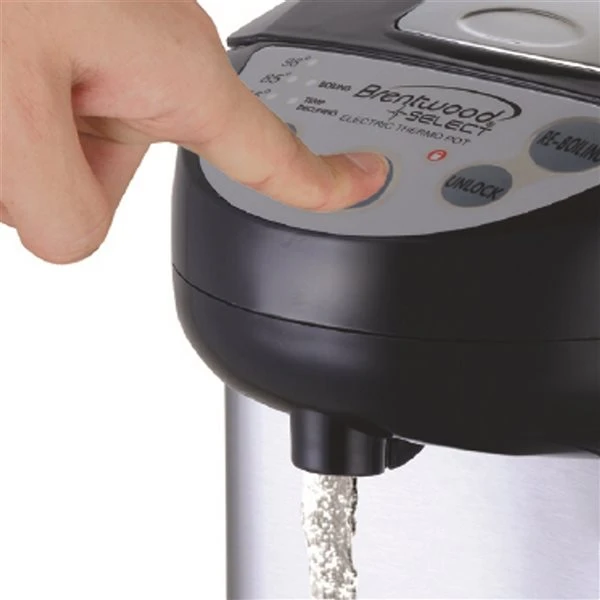 Brentwood Stainless Steel 4-L Digital Electric Hot Water Dispenser 2 Brentwood Stainless Steel 4-L Digital Electric Hot Water Dispenser - Image 2