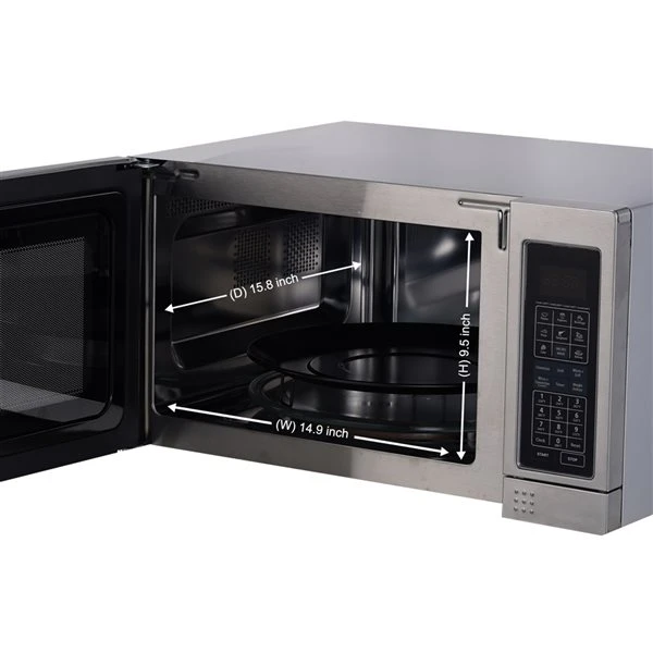 Equator Advanced Appliances CMO 1200 1.2-cu Ft Built-in 3-in-1 Microwave (Black) 2 Equator Advanced Appliances CMO 1200 1.2-cu Ft Built-in 3-in-1 Microwave (Black) - Image 2