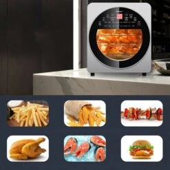 Costway Silver 14.5-L Silver Air Fryer Oven -Whirlpool Sales Store 331060037 AlternateImage4 l