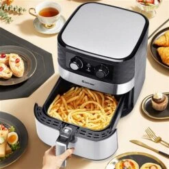 Costway 4.7 L Black Stainless Steel Air Fryer -Whirlpool Sales Store 331065368 AlternateImage2 l