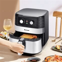 Costway 4.7 L Black Stainless Steel Air Fryer -Whirlpool Sales Store 331065368 AlternateImage3 l
