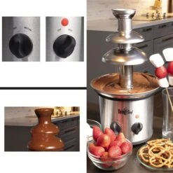 Total Chef 1.5 Lbs (680 G) 3-Tier Chocolate Fondue Fountain, -Whirlpool Sales Store 332002954 AlternateImage2 l