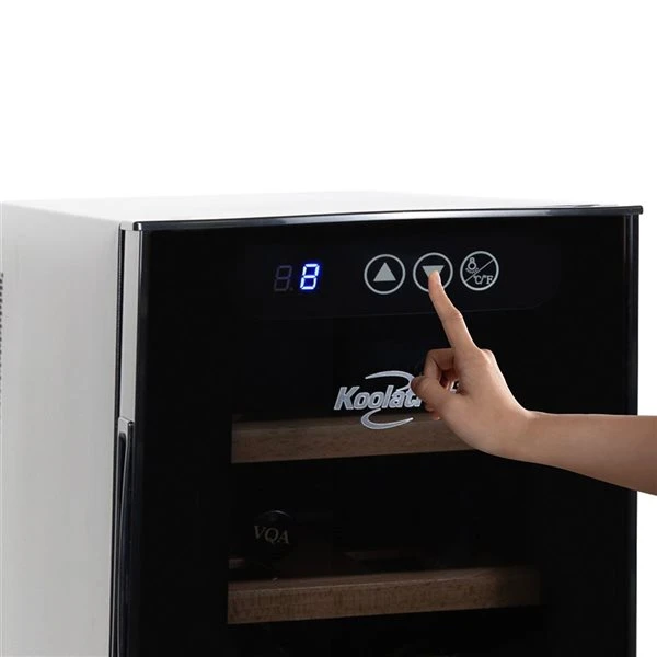 Koolatron 12-Bottle Deluxe Wine Cooler Freestanding Wine Fridge 2 Koolatron 12-Bottle Deluxe Wine Cooler Freestanding Wine Fridge - Image 2