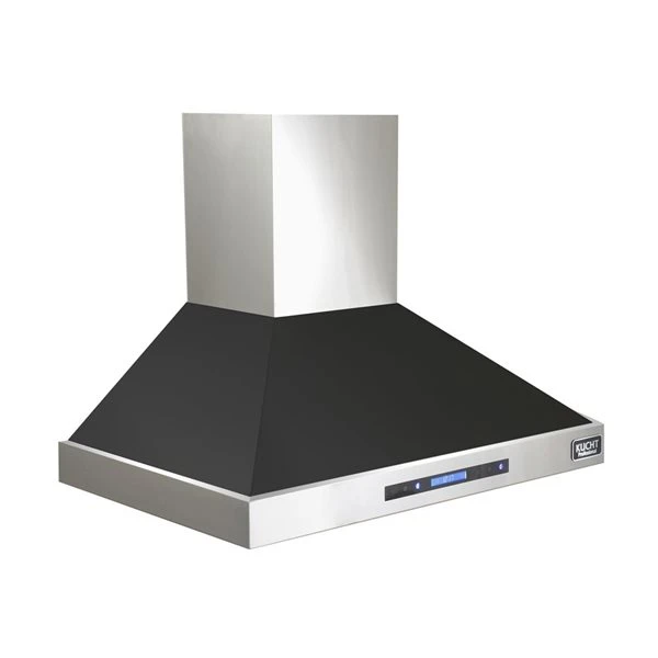 KUCHT 36-in Ducted Black Wall-Mounted Range Hood 1 KUCHT 36-in Ducted Black Wall-Mounted Range Hood