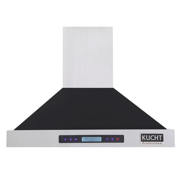 KUCHT 36-in Ducted Black Wall-Mounted Range Hood 2 KUCHT 36-in Ducted Black Wall-Mounted Range Hood - Image 2