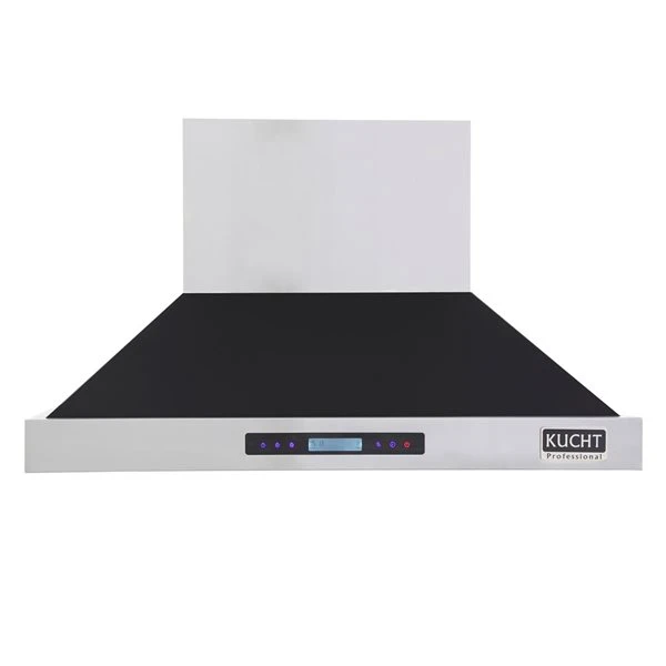 KUCHT 48-in Ducted Black Wall-Mounted Range Hood 3 KUCHT 48-in Ducted Black Wall-Mounted Range Hood - Image 3