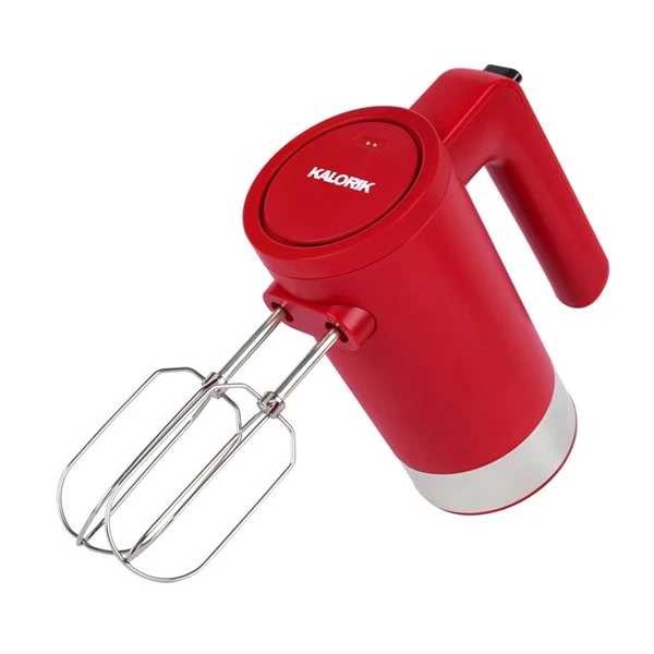 Kalorik Cordless 5-Speed Red Hand Mixer 5 Kalorik Cordless 5-Speed Red Hand Mixer - Image 5