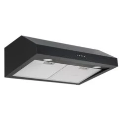 Ancona 30-in Ducted 440CFM Under Cabinet Range Hood With LED Lights In Matte Black -Whirlpool Sales Store 332003921 MainImage 001 l