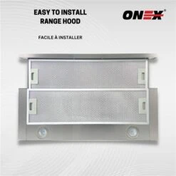 Onex 30-in 400 CFM Stainless Steel Under Cabinet Range Hood -Whirlpool Sales Store 332004657 AlternateImage2 l