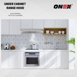 Onex 30-in 450 CFM Black Under Cabinet Range Hood -Whirlpool Sales Store 332004674 AlternateImage1 l