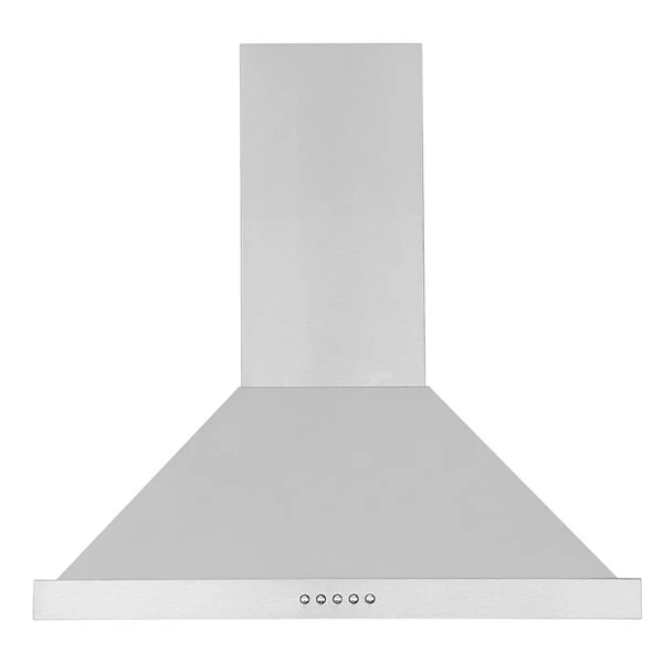 Ancona 24-in 280 CFM Stainless Steel Convertible Wall Mount Pyramid Range Hood With Charcoal Filter Included 2 Ancona 24-in 280 CFM Stainless Steel Convertible Wall Mount Pyramid Range Hood With Charcoal Filter Included - Image 2