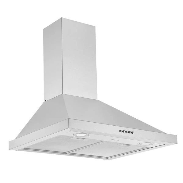 Ancona 24-in 280 CFM Stainless Steel Convertible Wall Mount Pyramid Range Hood With Charcoal Filter Included 1 Ancona 24-in 280 CFM Stainless Steel Convertible Wall Mount Pyramid Range Hood With Charcoal Filter Included