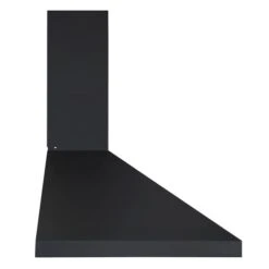 Ancona 36-in 440 CFM Matte Black Convertible Wall Mount Pyramid Range Hood With Charcoal Filter Included -Whirlpool Sales Store 332004690 AlternateImage3 l