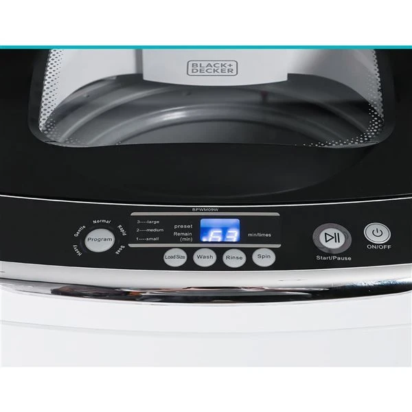 Black & Decker BLACK+DECKER 0.9-cu. Ft White Portable Top-load Washer 2 Black & Decker BLACK+DECKER 0.9-cu. Ft White Portable Top-load Washer - Image 2