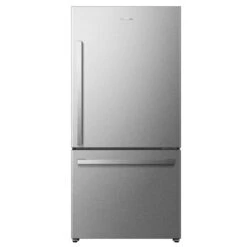 Hisense 33-in Stainless Steel 22.3-ft³ Bottom-Freezer Refrigerator -Whirlpool Sales Store 38525026 L