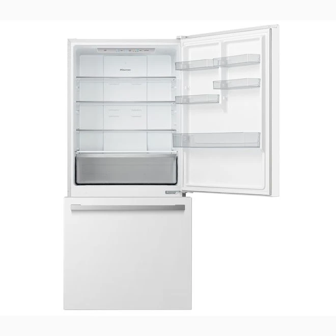 Hisense33-in White 17-ft³ Bottom-Freezer Refrigerator 1 Hisense33-in White 17-ft³ Bottom-Freezer Refrigerator